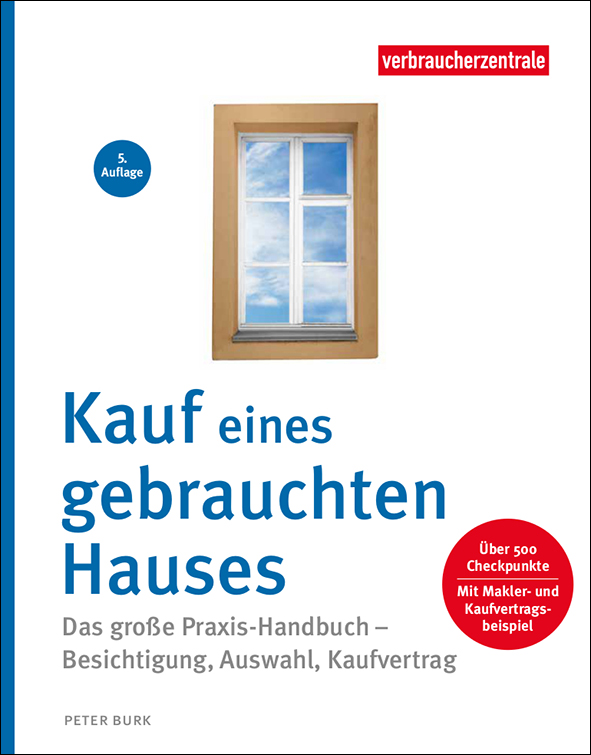 Buchtitel "Kauf eines gebrauchten Hauses" Pressematerial